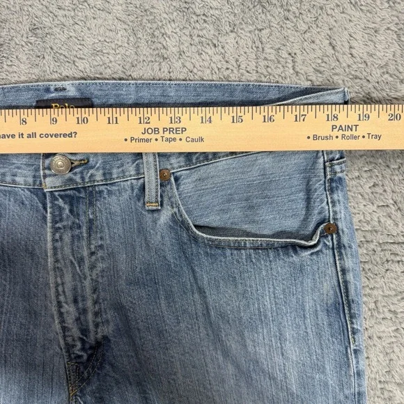 Polo Ralph Lauren Varick Slim Straight Jeans Mens 36x29* Blue Denim - Picture 9 of 12